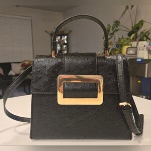 Faux Ostrich Leather Handbag
